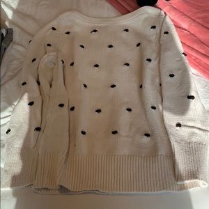 Polka dot sweater